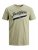 Jack & Jones JJELOGO TEE Light Green - T-shirts - T-shirts i store størrelser - 2XL-14XL