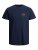 Jack & Jones JJESHARK TEE Navy - T-shirts - T-shirts i store størrelser - 2XL-14XL