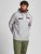 Jack & Jones CORP LOGO Hoodie Light Gray - Trøjer og hættetrøjer - Trøjer og Hættetrøjer i store størrelser - 2XL-14XL