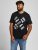 Jack & Jones JCOSTREET TEE Black - T-shirts - T-shirts i store størrelser - 2XL-14XL