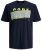 Jack & Jones JCOBOOSTER TEE Navy - T-shirts - T-shirts i store størrelser - 2XL-14XL