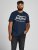 Jack & Jones JPRBLUBOOSTER TEE Navy - T-shirts - T-shirts i store størrelser - 2XL-14XL