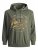 Jack & Jones JPRBLUBOOSTER SWEAT Hoodie Khaki - Trøjer og hættetrøjer - Trøjer og Hættetrøjer i store størrelser - 2XL-14XL