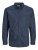 Jack & Jones JPRBLACARDIFF Print Shirt LS Navy - Skjorter - Skjorter til store mænd 2XL- 8XL