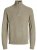 Jack & Jones Pannel Knit Half Zip Pullover Crockery - Trøjer og hættetrøjer - Trøjer og Hættetrøjer i store størrelser - 2XL-14XL