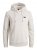 Jack & Jones JCOKING SWEAT HOOD Light Gray - Trøjer og hættetrøjer - Trøjer og Hættetrøjer i store størrelser - 2XL-14XL