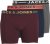 Jack & Jones LICHFIELD Trunks 3-Pack Burgundy - Undertøj og badetøj - Badetøj og Undertøj i store størrelser 