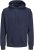 Jack & Jones BRADLEY Hoodie Navy Blazer - Trøjer og hættetrøjer - Trøjer og Hættetrøjer i store størrelser - 2XL-14XL