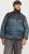 Jack & Jones SPRINT Black Blocking Quilted Collar Jacket Teal - Jakker - Jakker i store størrelser, 2XL- 12XL