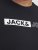 Jack & Jones CORP Logo Play 5 T-Shirt Black - T-shirts - T-shirts i store størrelser - 2XL-14XL