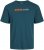 Jack & Jones CORP Logo Play 5 T-Shirt Deep Teal - T-shirts - T-shirts i store størrelser - 2XL-14XL