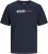 Jack & Jones CORP Logo Play 5 T-Shirt Navy Blazer - T-shirts - T-shirts i store størrelser - 2XL-14XL