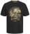 Jack & Jones JJSKULL ROCK T-Shirt Black - T-shirts - T-shirts i store størrelser - 2XL-14XL