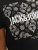 Jack & Jones JJPAISLEY T-Shirt Black - T-shirts - T-shirts i store størrelser - 2XL-14XL