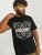 Jack & Jones JJPAISLEY T-Shirt Black - T-shirts - T-shirts i store størrelser - 2XL-14XL