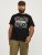 Jack & Jones JJPAISLEY T-Shirt Black - T-shirts - T-shirts i store størrelser - 2XL-14XL