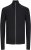Jack & Jones PANNEL Turtleneck Knitted Sweater with Zipper Black - Trøjer og hættetrøjer - Trøjer og Hættetrøjer i store størrelser - 2XL-14XL