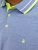 Jack & Jones PAULOS Short Sleeve Polo Light Blue/NEON - Polotrøjer - Polotrøjer 2XL-8XL