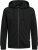 Jack & Jones Basic Sweat Zip Hood Black - Trøjer og hættetrøjer - Trøjer og Hættetrøjer i store størrelser - 2XL-14XL