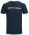Jack & Jones JJECORP LOGO T-Shirt Navy Blazer - T-shirts - T-shirts i store størrelser - 2XL-14XL