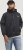 Jack & Jones RUSH SOLID Bomber Jacket with Hood Black - Jakker - Jakker i store størrelser, 2XL- 12XL