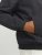 Jack & Jones RUSH SOLID Bomber Jacket with Hood Black - Jakker - Jakker i store størrelser, 2XL- 12XL