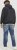 Jack & Jones RUSH SOLID Bomber Jacket with Hood Black - Jakker - Jakker i store størrelser, 2XL- 12XL