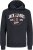 Jack & Jones 2 COL LOGO Hoodie Dark Navy - Trøjer og hættetrøjer - Trøjer og Hættetrøjer i store størrelser - 2XL-14XL