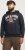 Jack & Jones 2 COL LOGO Hoodie Dark Navy - Trøjer og hættetrøjer - Trøjer og Hættetrøjer i store størrelser - 2XL-14XL