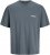 Jack & Jones Lington Crew Neck T-Shirt Grey - T-shirts - T-shirts i store størrelser - 2XL-14XL
