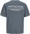 Jack & Jones Lington Crew Neck T-Shirt Grey - T-shirts - T-shirts i store størrelser - 2XL-14XL