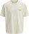 Jack & Jones Lington Crew Neck T-Shirt White - T-shirts - T-shirts i store størrelser - 2XL-14XL
