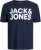 Jack & Jones CORP Logo T-Shirt Navy Blazer - T-shirts - T-shirts i store størrelser - 2XL-14XL