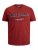 Jack & Jones JJELOGO TEE Red - T-shirts - T-shirts i store størrelser - 2XL-14XL