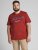 Jack & Jones JJELOGO TEE Red - T-shirts - T-shirts i store størrelser - 2XL-14XL