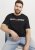 Jack & Jones Corp Logo Crew Neck T-Shirt Black - T-shirts - T-shirts i store størrelser - 2XL-14XL