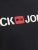 Jack & Jones Corp Logo Crew Neck T-Shirt Black - T-shirts - T-shirts i store størrelser - 2XL-14XL