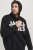 Jack & Jones CORP LOGO Large Print Hoodie Black - Trøjer og hættetrøjer - Trøjer og Hættetrøjer i store størrelser - 2XL-14XL
