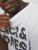 Jack & Jones CORP Logo T-Shirt White w Large Black Print - T-shirts - T-shirts i store størrelser - 2XL-14XL