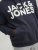 Jack & Jones CORP LOGO Large Print Hoodie Navy Blazer - Trøjer og hættetrøjer - Trøjer og Hættetrøjer i store størrelser - 2XL-14XL