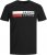 Jack & Jones CORP Logo T-Shirt Black/PLAY 4 - T-shirts - T-shirts i store størrelser - 2XL-14XL