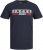 Jack & Jones CORP Logo T-Shirt Navy/PLAY 4 - T-shirts - T-shirts i store størrelser - 2XL-14XL