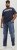 Jack & Jones CORP Logo T-Shirt Navy/PLAY 4 - T-shirts - T-shirts i store størrelser - 2XL-14XL