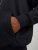 Jack & Jones JJSTAMP ZIP Hoodie Black - Trøjer og hættetrøjer - Trøjer og Hættetrøjer i store størrelser - 2XL-14XL