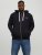 Jack & Jones JJSTAMP ZIP Hoodie Black - Trøjer og hættetrøjer - Trøjer og Hættetrøjer i store størrelser - 2XL-14XL