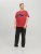 Jack & Jones JORJOSHUA T-shirt Red - T-shirts - T-shirts i store størrelser - 2XL-14XL