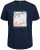 Jack & Jones JORJOSHUA T-shirt Navy - T-shirts - T-shirts i store størrelser - 2XL-14XL