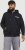 Jack & Jones ESTERBRO Zip Hoodie Black - Trøjer og hættetrøjer - Trøjer og Hættetrøjer i store størrelser - 2XL-14XL
