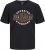 Jack & Jones LOGO O-Neck T-Shirt Black - T-shirts - T-shirts i store størrelser - 2XL-14XL