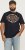 Jack & Jones LOGO O-Neck T-Shirt Black - T-shirts - T-shirts i store størrelser - 2XL-14XL